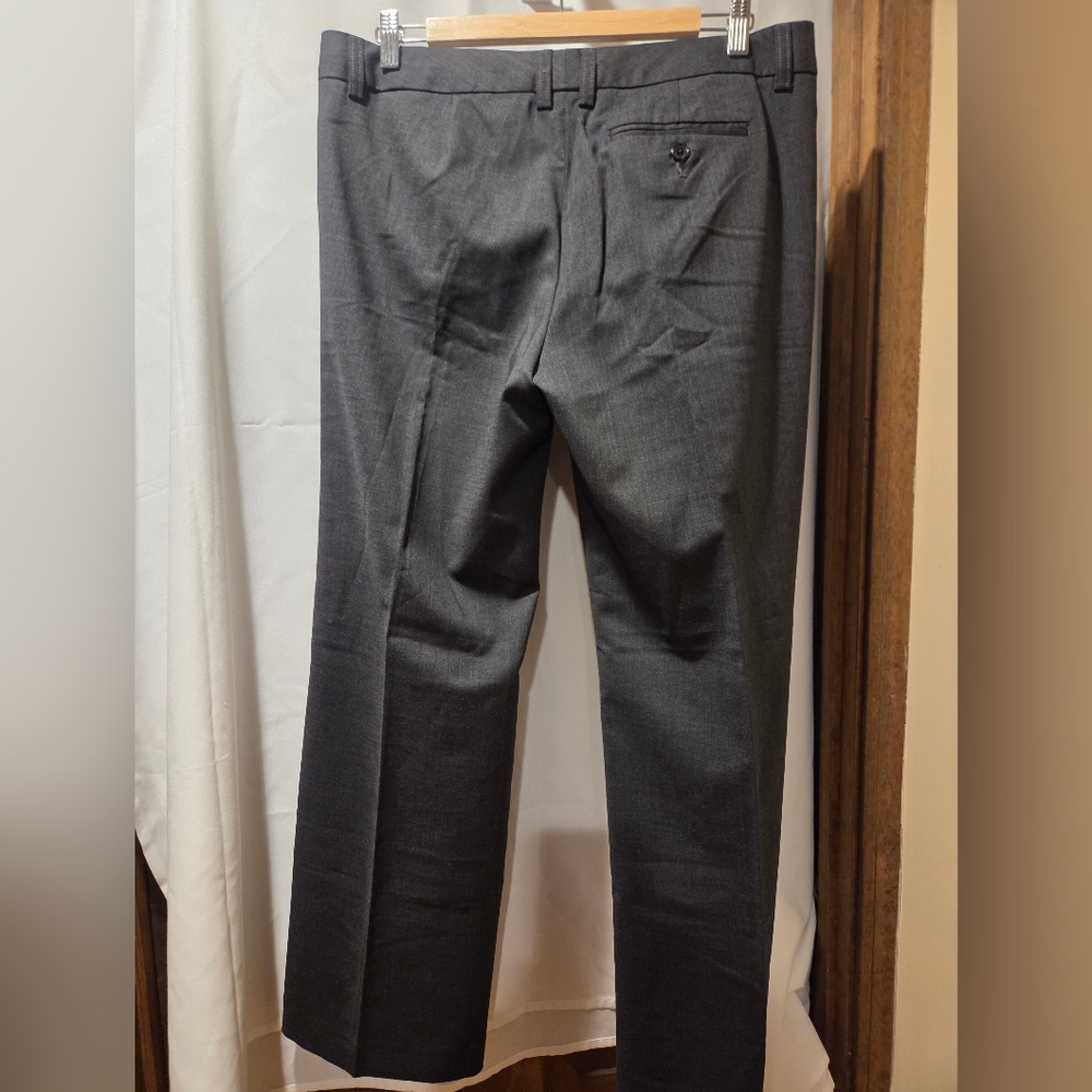 Womens Gap Ankle Length Size 10 Pinstripe Pants Wool Blend - Picture 2 of 4